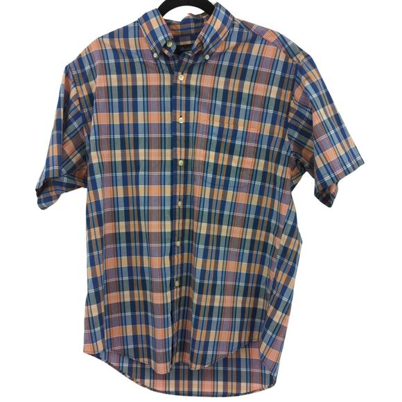 Brooks Brothers Shirt Mens Medium Casual Button Down Plaid Preppy Cotton Preppy - Picture 9 of 9